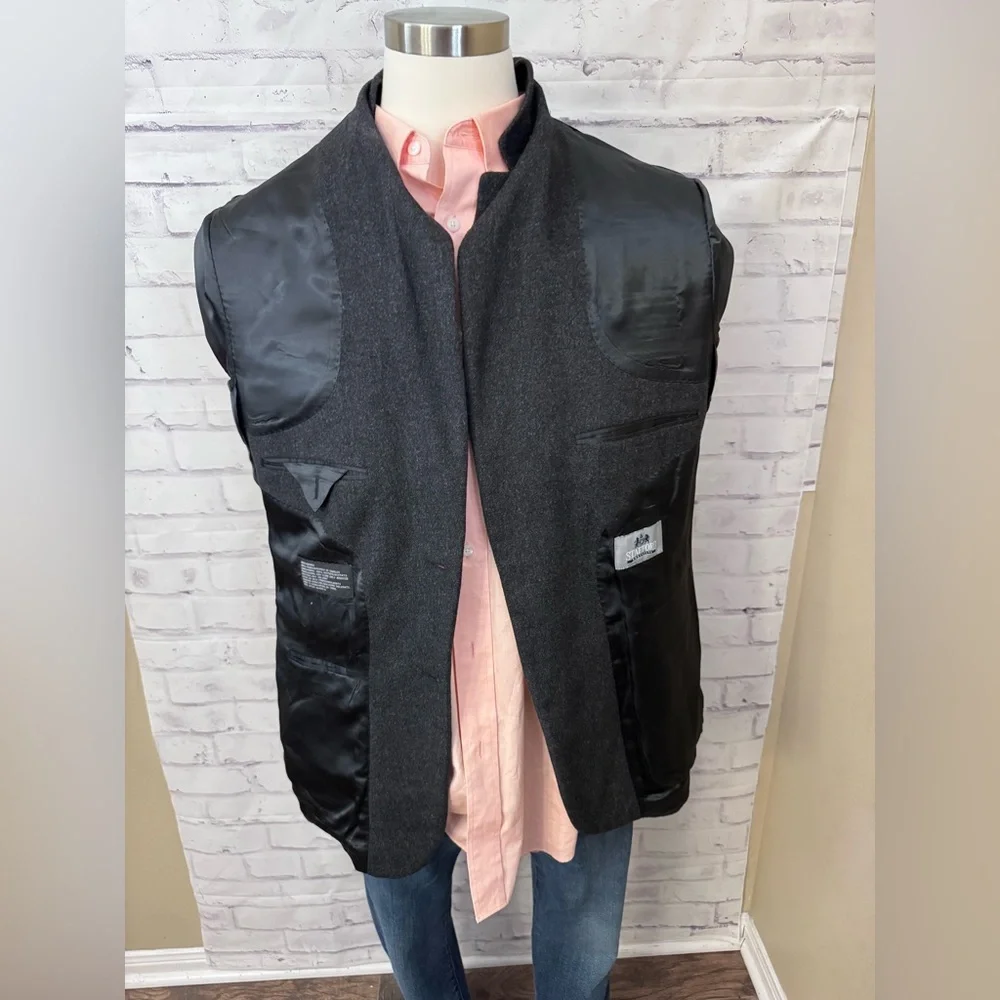 Stafford Executive‎ Charcoal Gray Size 44R 100% Camelhair Blazer Sport Coat Work